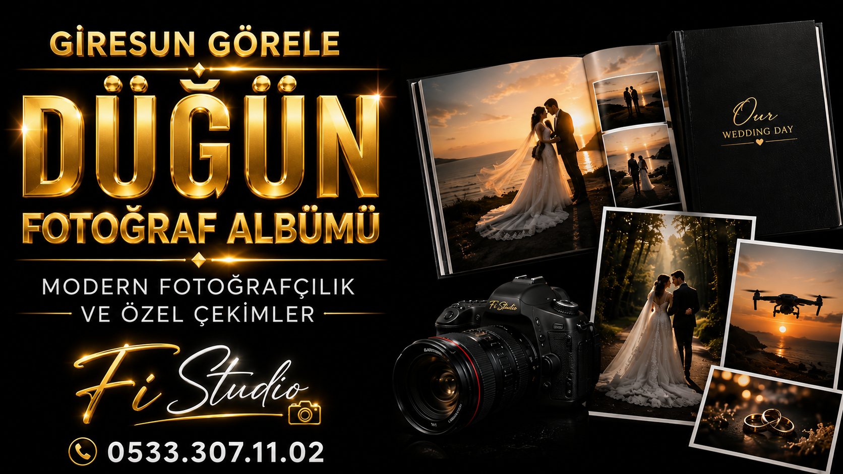 Giresun Görele Düğün Fotoğraf Albümü | Modern Fotoğrafçılık ve Özel Çekimler--FiStudio--0533.307.11.02